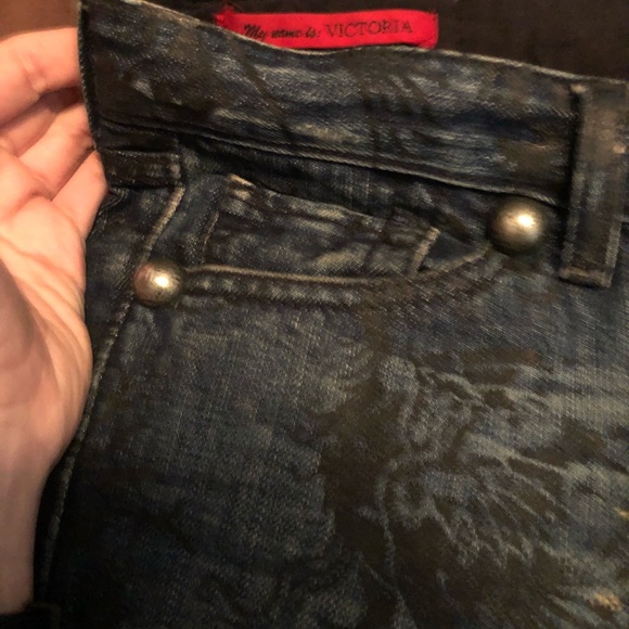 Premium rare embellished low waist guess jeans - Picture 7 of 9